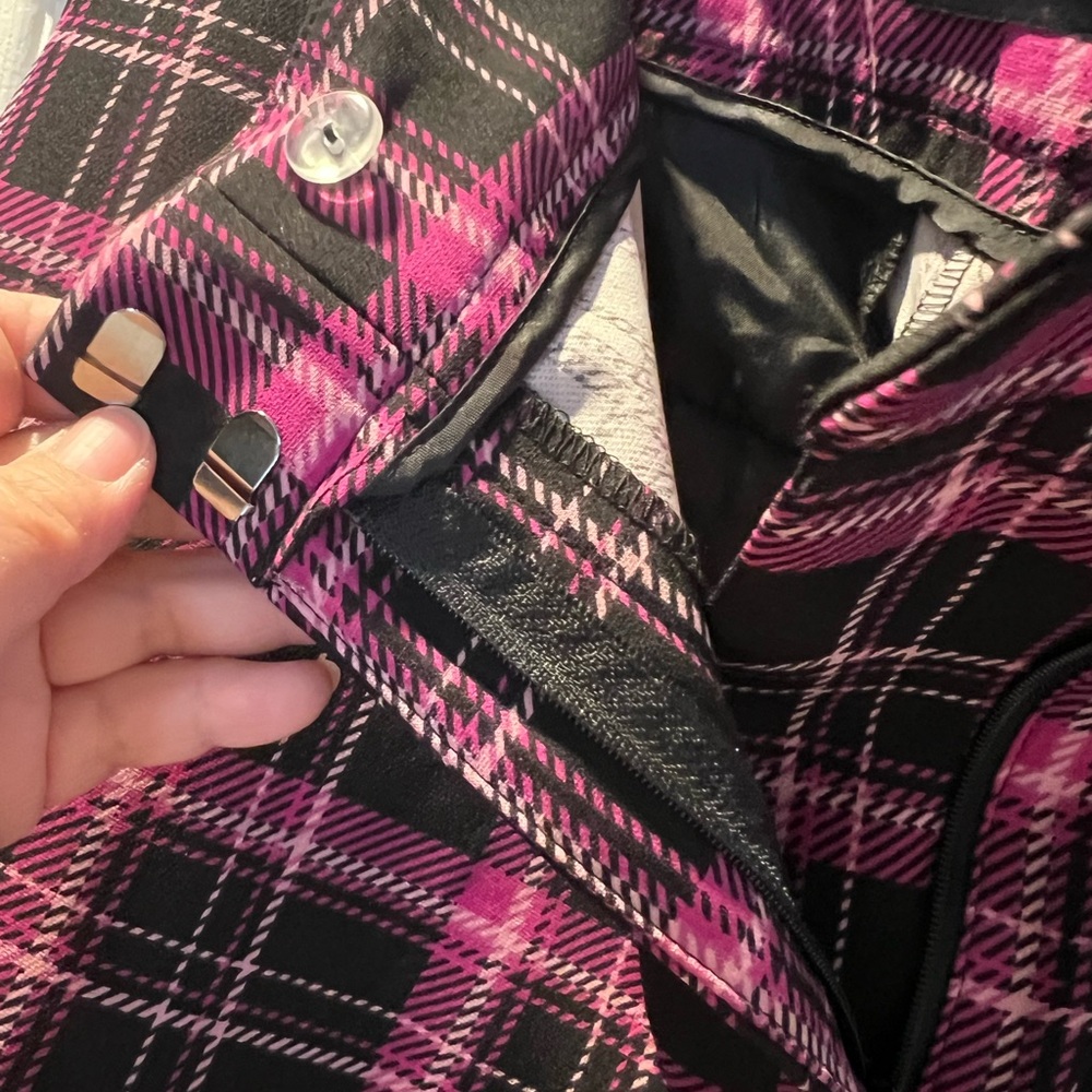 NWT - New York & Co Plaid Pants - Size 14 - Picture 3 of 6
